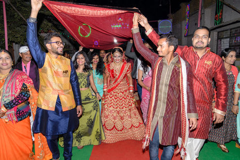 Bride's entry in wedding ceremony, Wedding Photography, Ranjan KM's Photography, Deoghar, Jharkhand