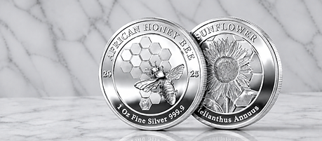 1 Oz Silver African Honey Bee