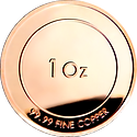 1 Oz Copper Bullion