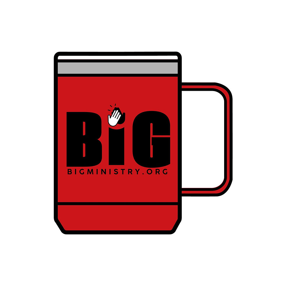 Thumbnail: Coffee Mug Tumbler - 15oz | BiG Logo (Black)