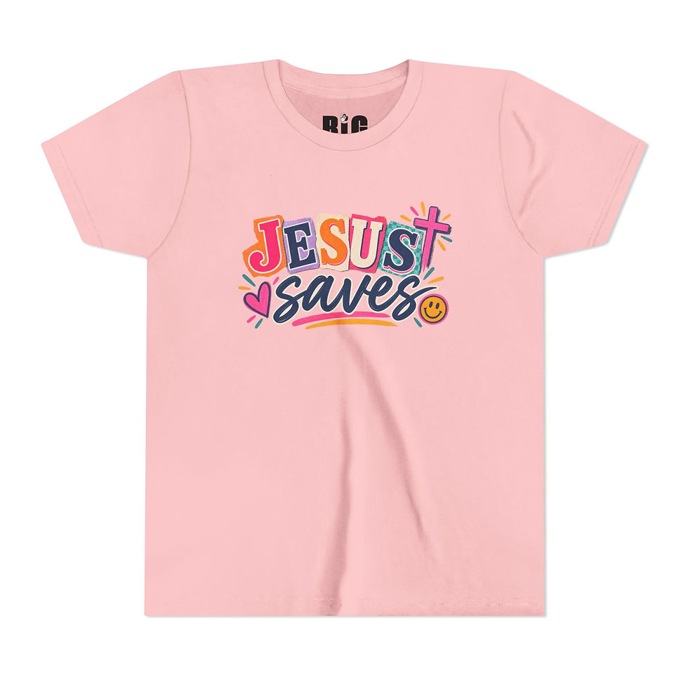 Thumbnail: Youth Short Sleeve Tee | Jesus Saves
