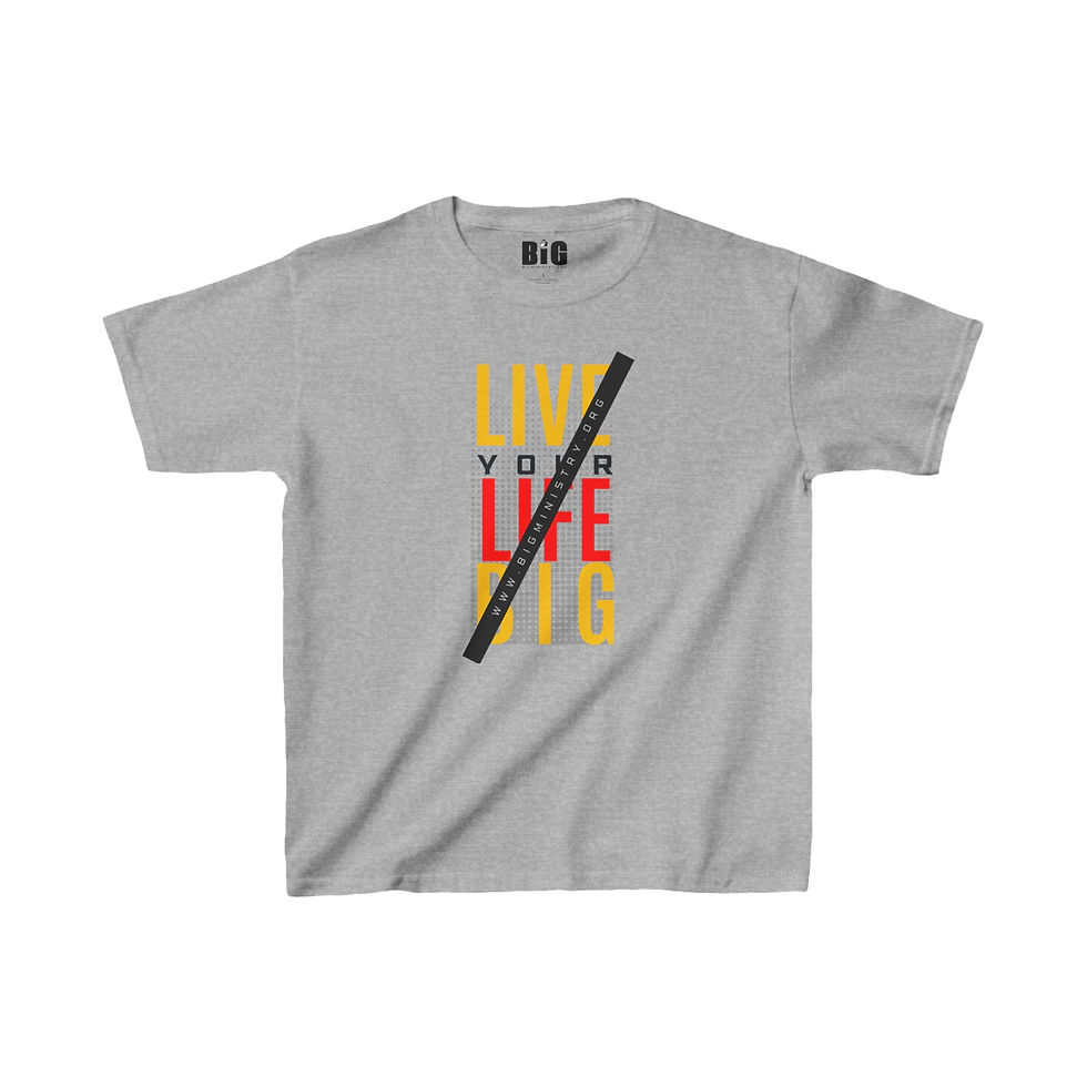 Thumbnail: Youth Tee | "Live Your Life BiG"