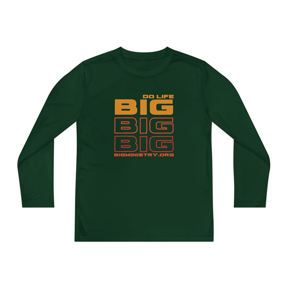 Thumbnail: Youth Crewneck Sweatshirt | "Do Life BiG"