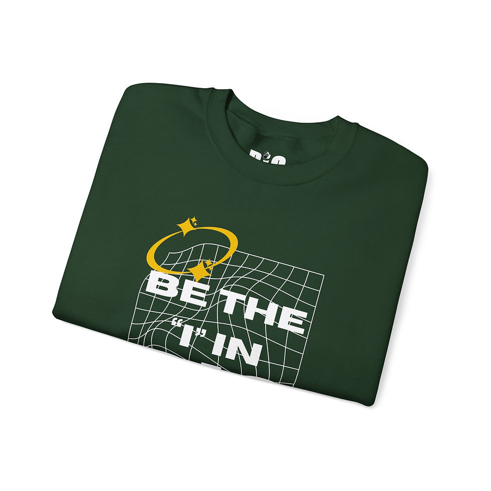 Thumbnail: Adult Crewneck Sweatshirt | "Be the "i" In BiG"