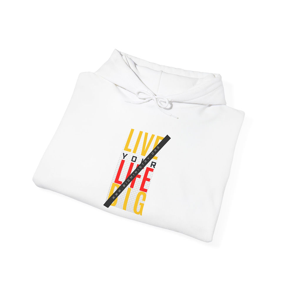 Thumbnail: Adult Hoodie | "Live Your Life BiG" 