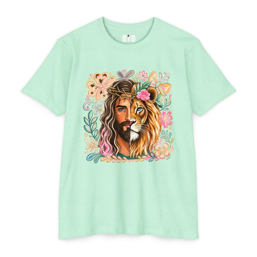 Thumbnail: Adult T-Shirt | Jesus/Lion