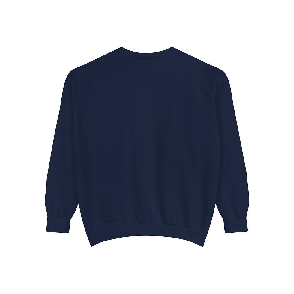 Thumbnail: Adult Garment-Dyed Sweatshirt | "BiG Logo Design"