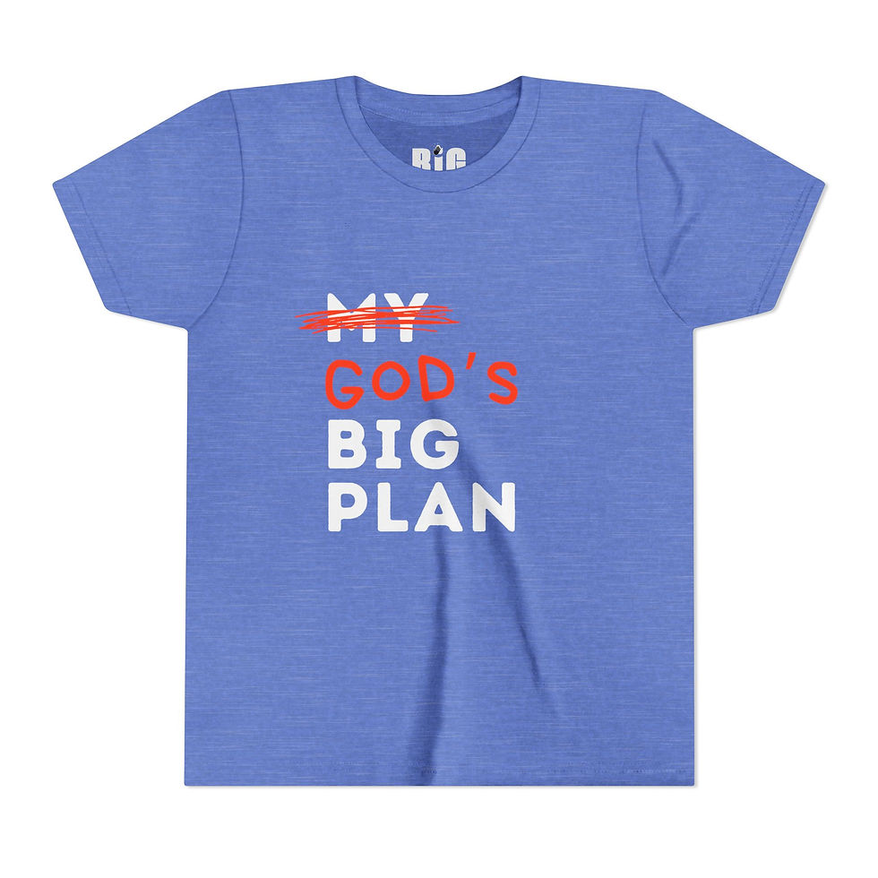 Thumbnail: Youth Short Sleeve Tee | "God's BiG Plan"
