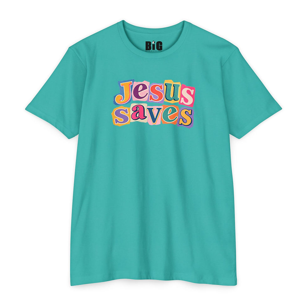 Thumbnail: Adult T-Shirt | Jesus Saves
