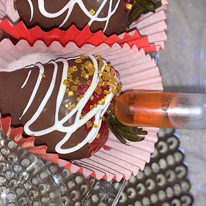 Chocolate Covered Liquor Infused Strawberries
