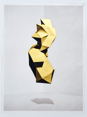 Tirage noir et blanc piézographie ciré et feuille d'or sur papier Rives
Format : 50 x 65 cm
Encadré
Pièce unique réalisée par l'auteur