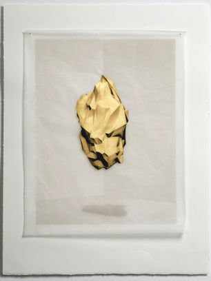 Tirage noir et blanc piézographie ciré et feuille d'or sur papier Rives
Format : 50 x 65 cm
Encadré
Pièce unique réalisée par l'auteur