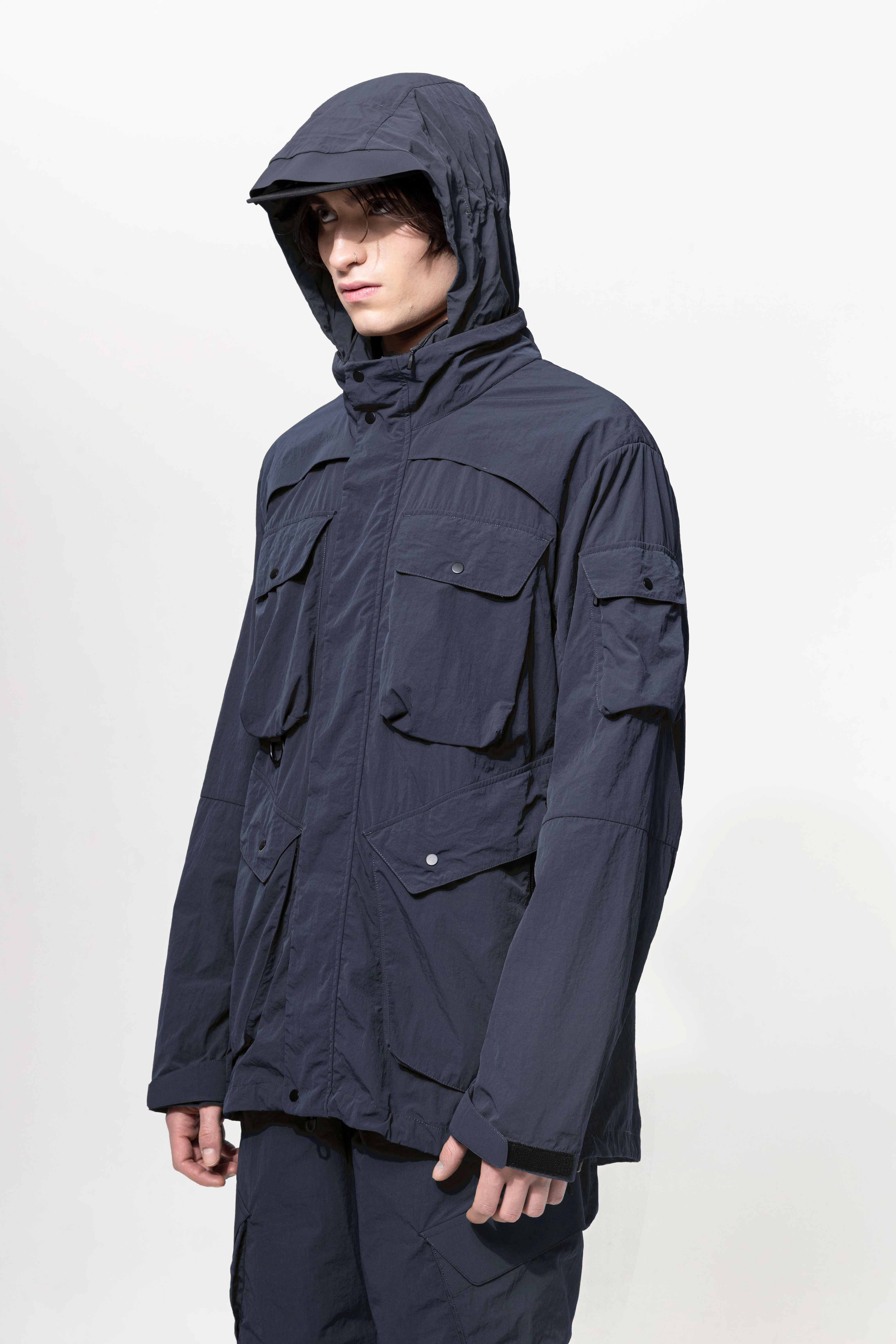 JG1_SS26_04 | MAG FUSION FLIGHT JACKET | NAVY