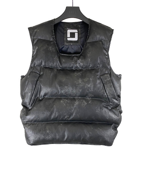 SPLATTER WAX PACKED SLIP GILET (SHADOW BLACK)