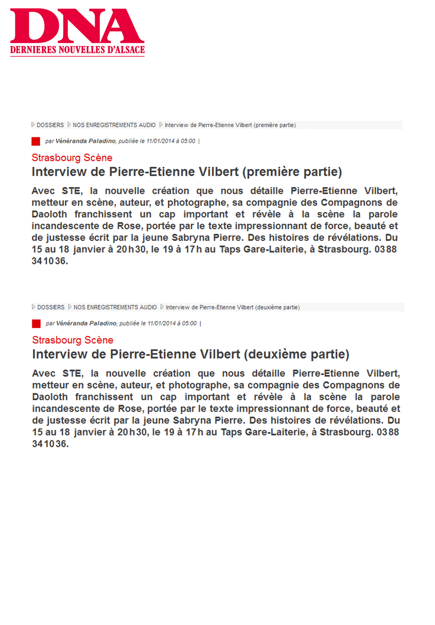 Dernières Nouvelles d'Alsace 2
