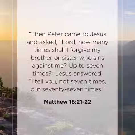 Forgiveness