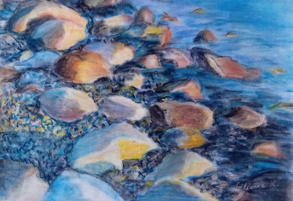Stony Beach,50x70cm.jpg