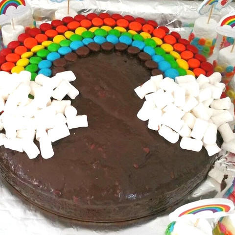 עוגת קשת בענן