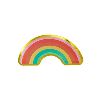 rainbow plates