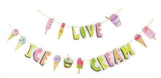 I love ice cream banner