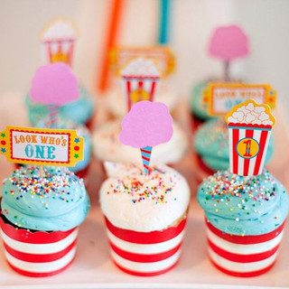 circus cupcakes