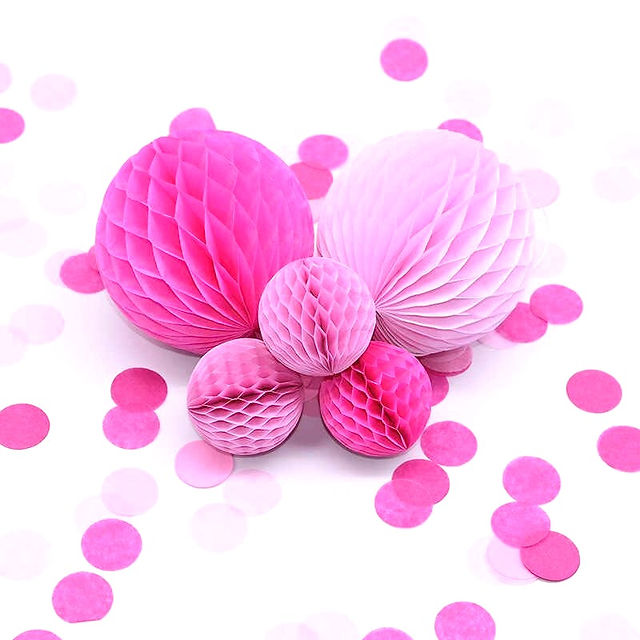 pink honeycomb