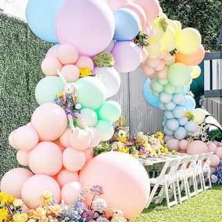 Pastel balloons