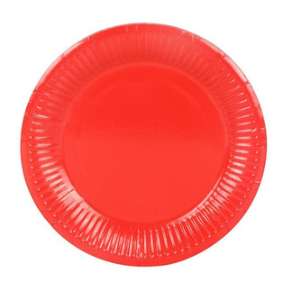red plate