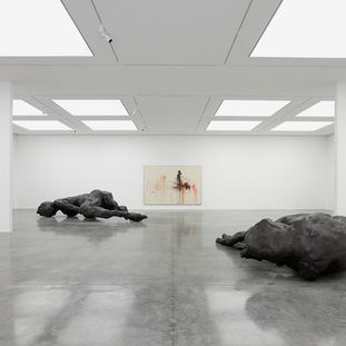 Installation view of ‘A Fortnight of Tears’ at White Cube Bermondsey.