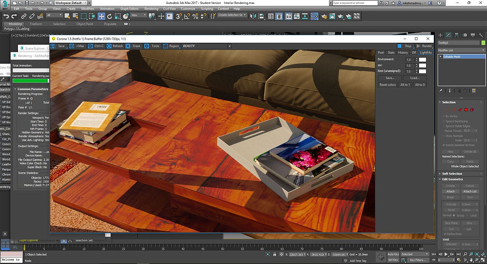 12. Test render details