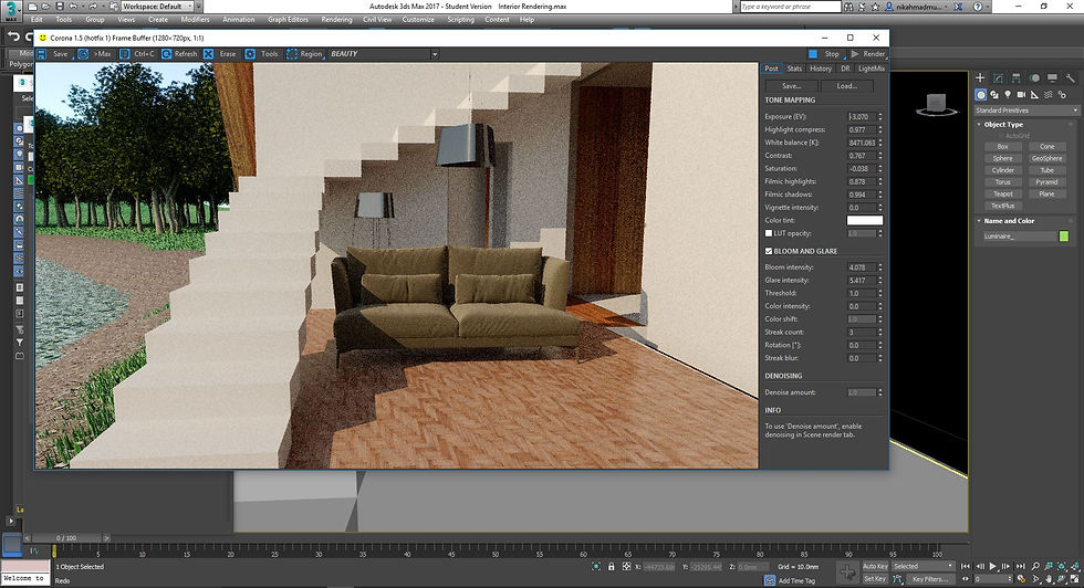 9. Test render