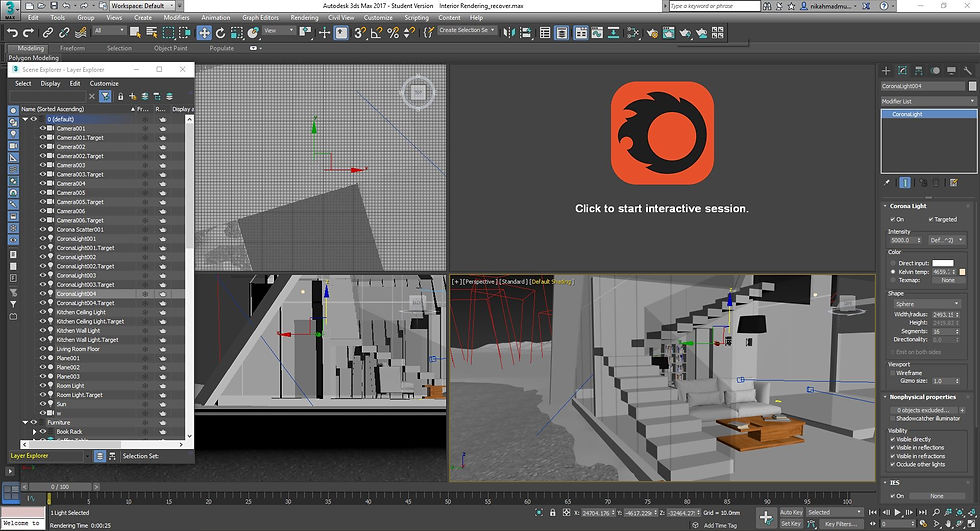 16. Sorting out lights in layers for easy management