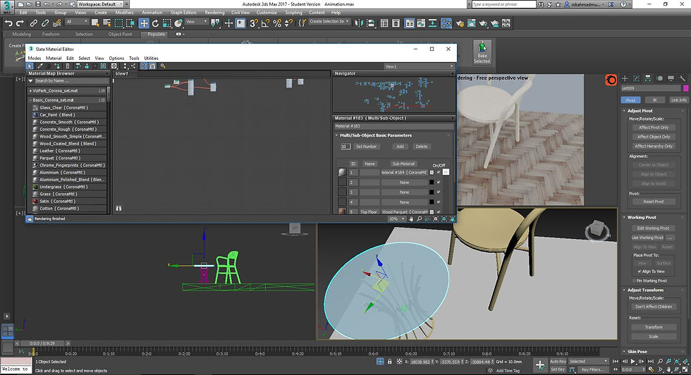 Adding New Furniture and Materials