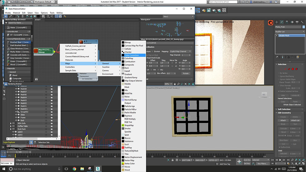 18. Applying color correction to materials