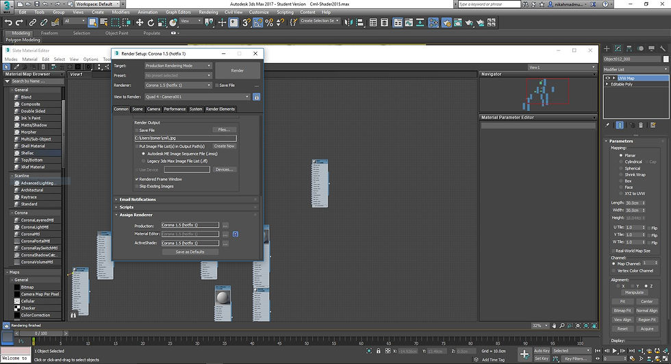 1. Assign Renderer