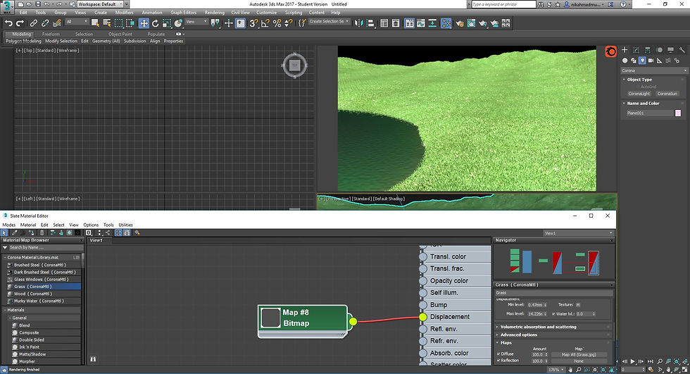 13. Displacement for Grass