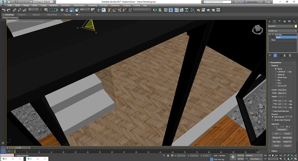 3. Apply UVW Mapping