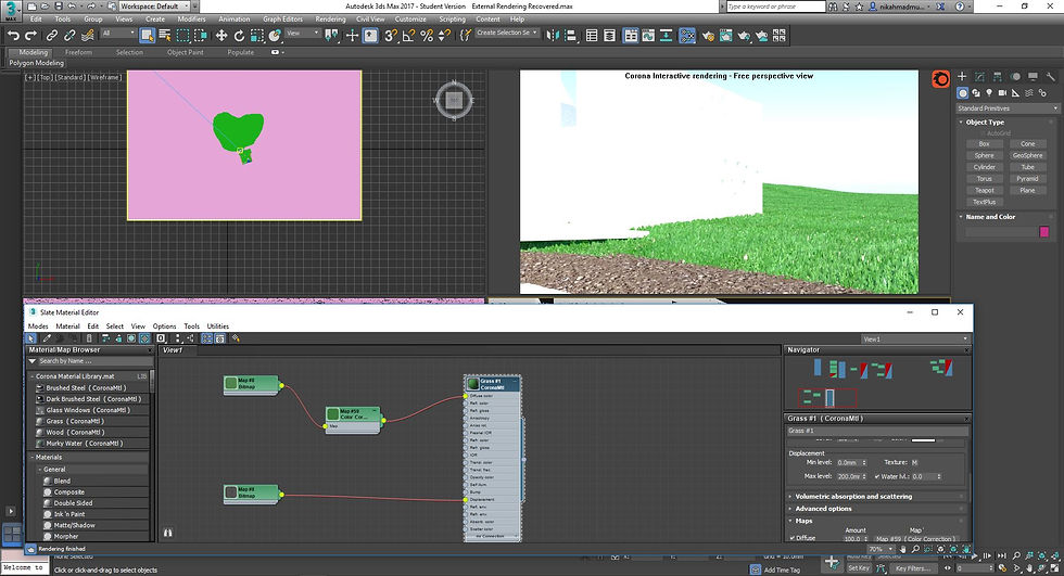 14. Displacement Adjust for height of grass