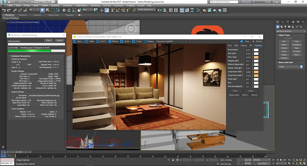 19. Rendering Scene 1