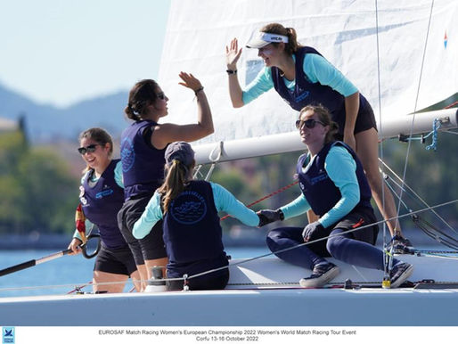 Des médaillées de bronze au Championnat d'Europe de Match Race🥉