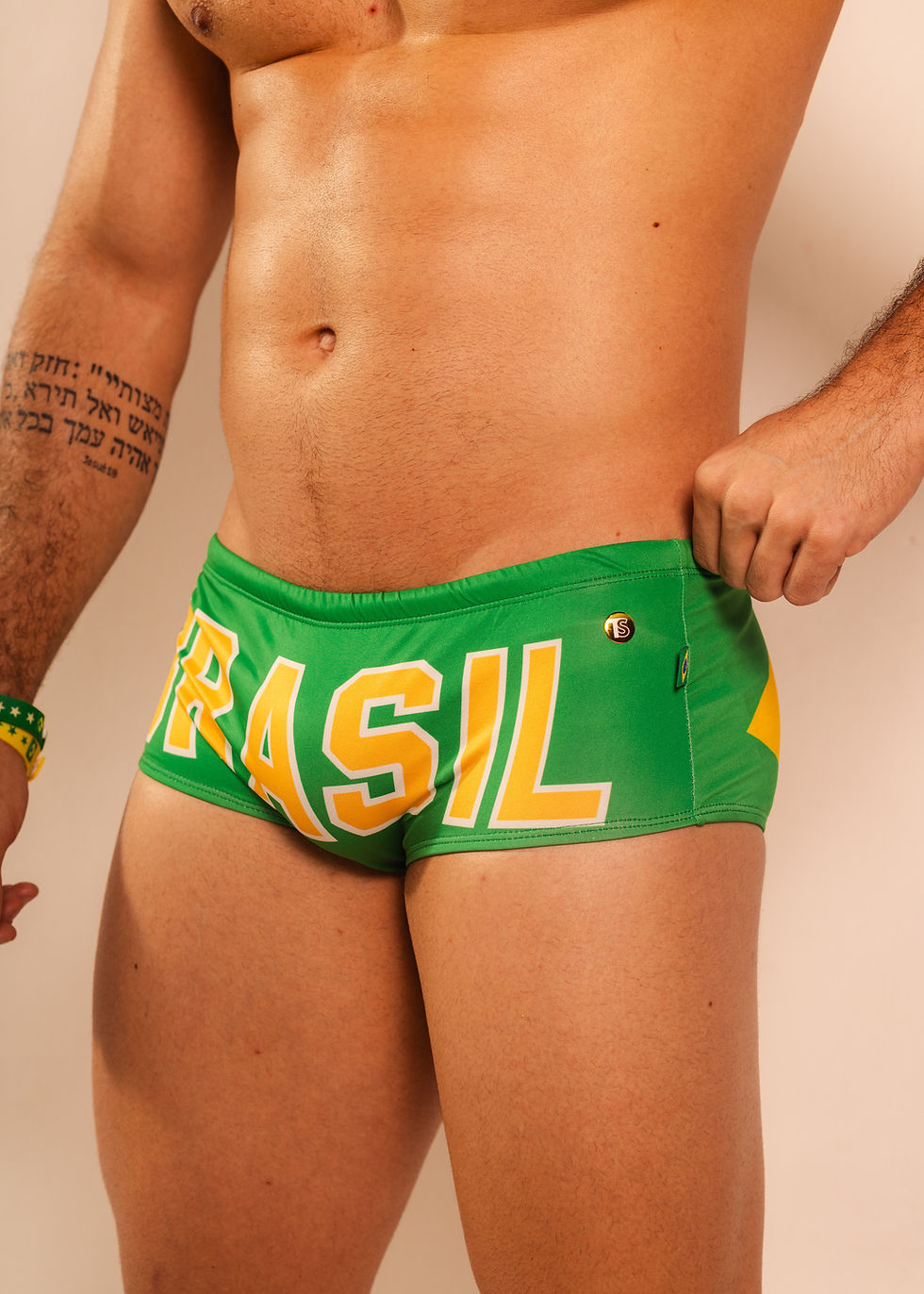 Miniatura: Sunga tradicional Bandeira do Brasil TS