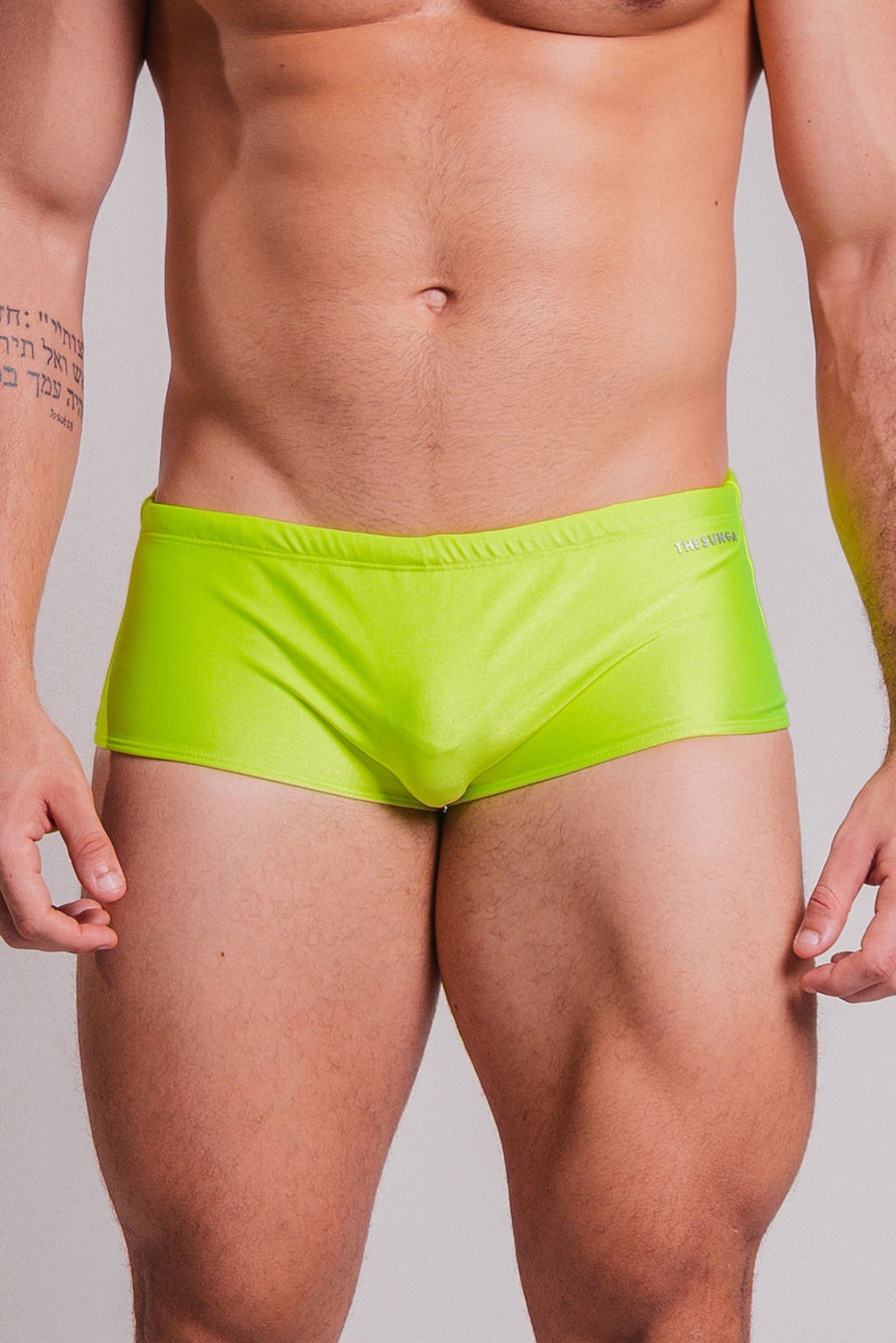 Sunga tradicional amarelo neon beachgloss brand