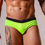 Miniatura: Sunga fit amarelo neon canelado TS