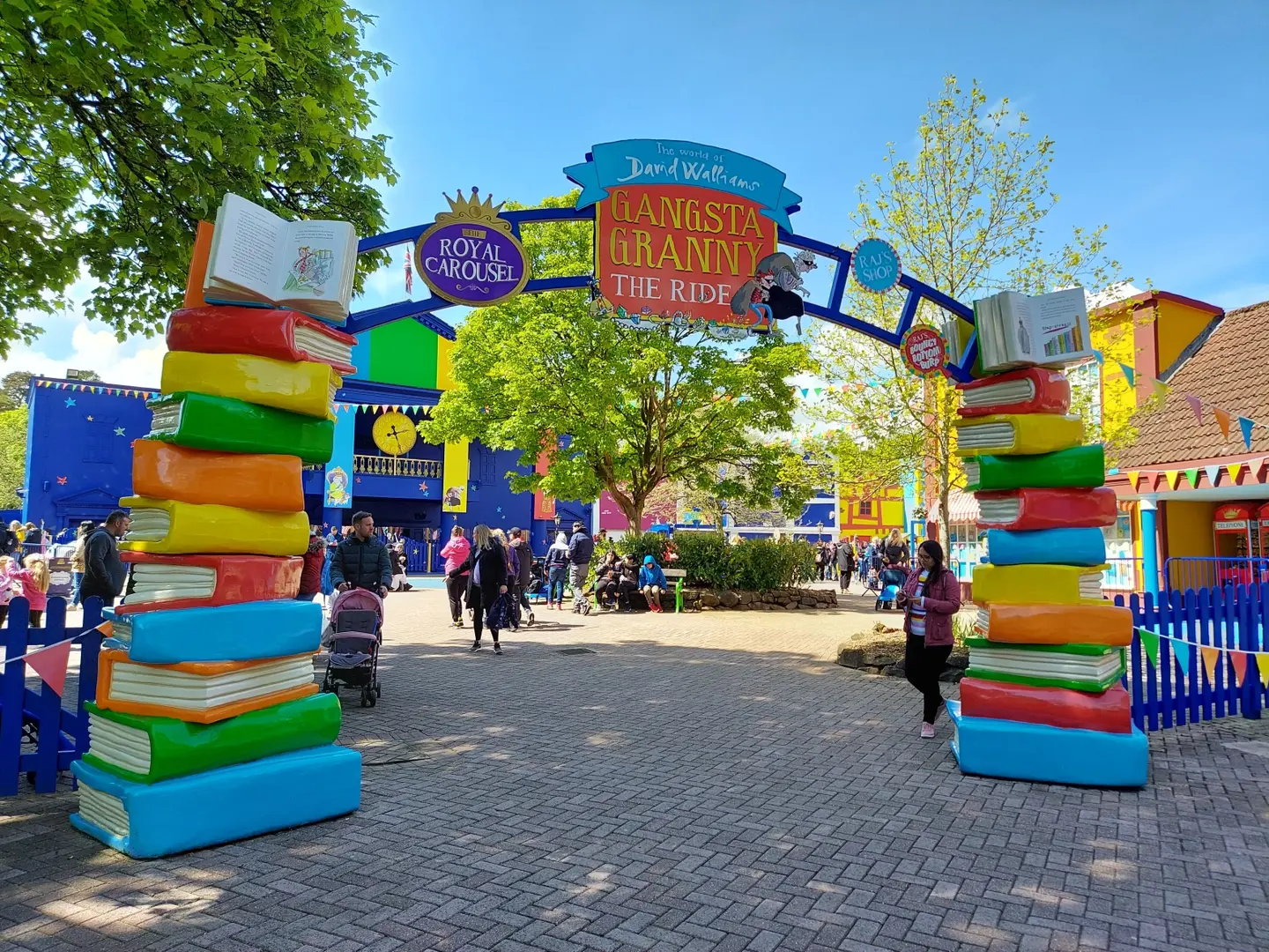 Entrance Marquee into the World of David Walliams land.