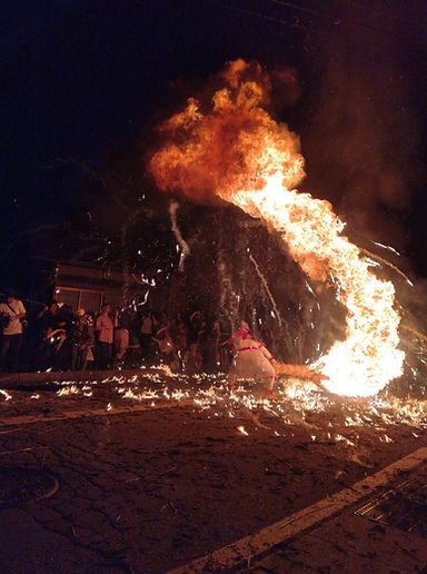 奈良澤神社　秋季例大祭　大天狗