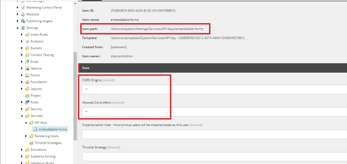 Sitecore layout service validation results shown on a web browser screenshot