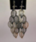 Thumbnail: Multi-leaves Shaped Dangle Earring "Autumn Leaves"