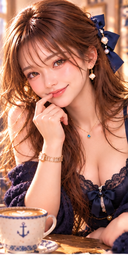小悪魔のように微笑むユナ