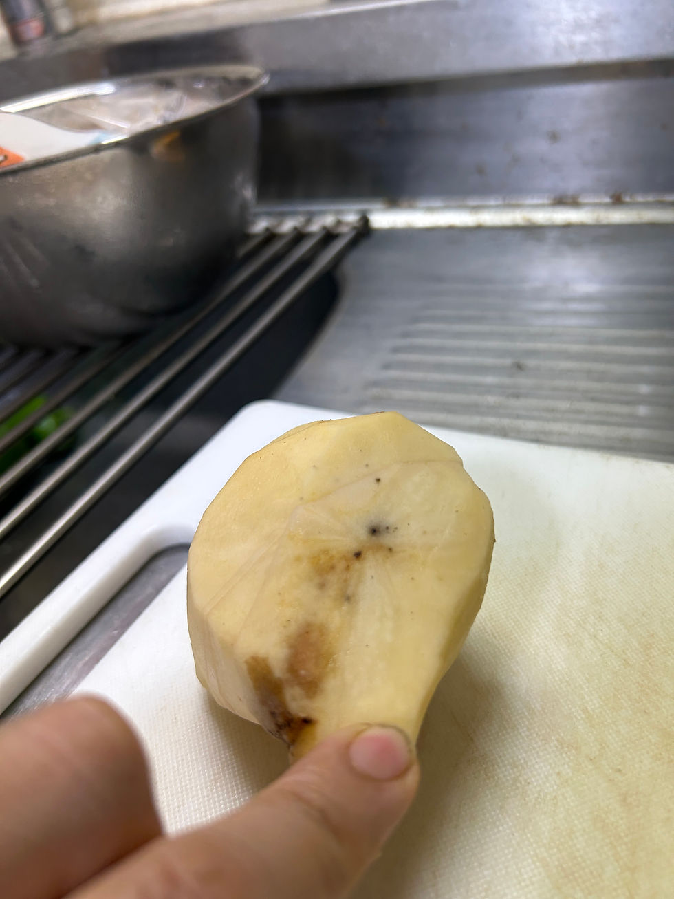 じゃがいもの断面