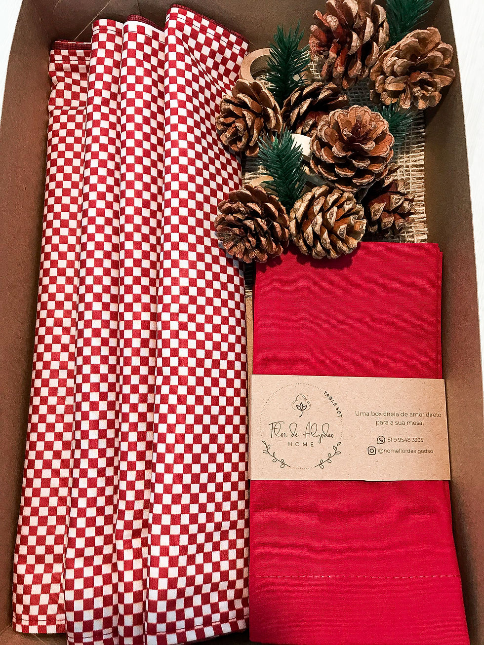 Miniatura: Kit Mesa Posta - BOX NATAL DOS SONHOS